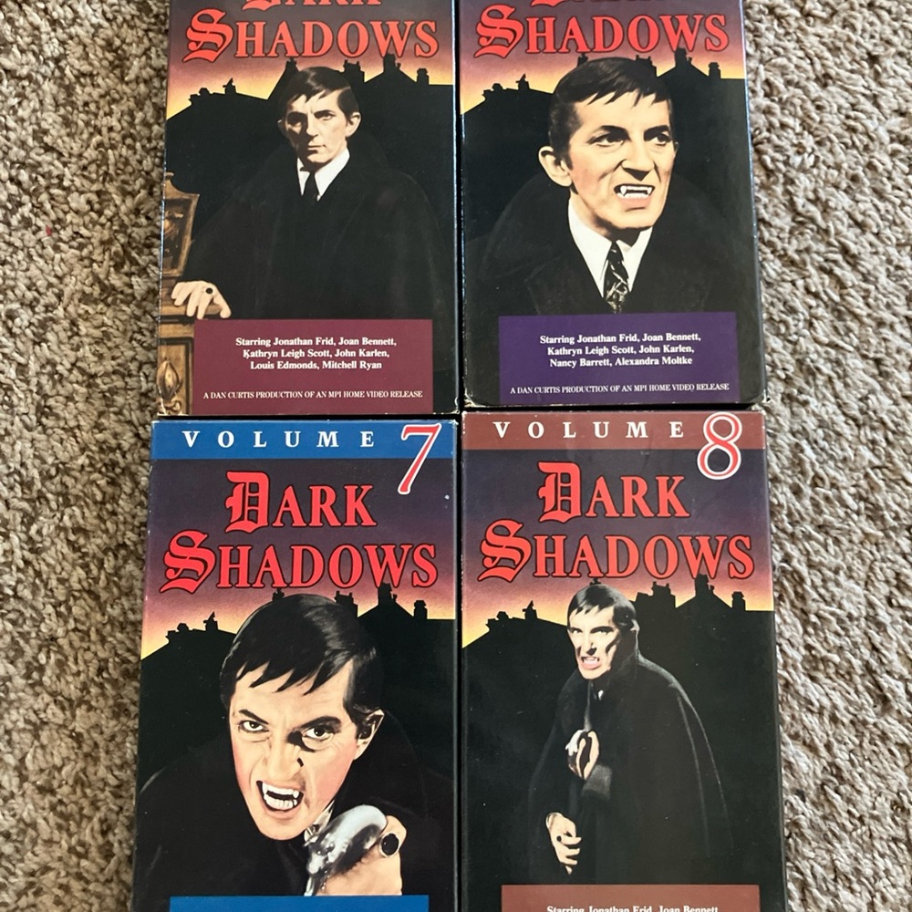 Dark Shadows Volumes 5-8 VHS Tape Set